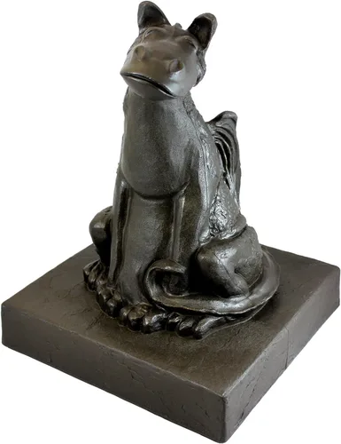 Miniatura 39 de Emsco Group 92246 Estatua de niño soñando despierto – Aspecto natural – Hecha de resina – Ligera – 40 cm de altura para jardín, BRONCE
