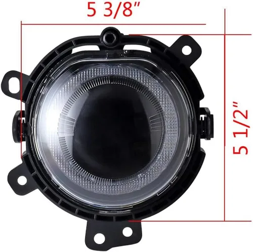 Miniatura 4 de Compatible con BMW Mini F54 Clubman F55 2014-2020 5 puertas F56 3 puertas F57 Cabriolet One Cooper S xenón blanco LED de conducción antiniebla