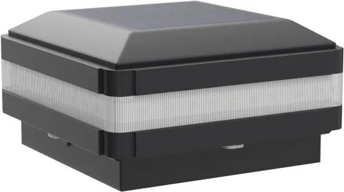 Miniatura 4 de Sumaote Luz solar para poste de poste, luz solar LED impermeable para exteriores para postes de madera de 4 x 4, 5 x 5, 6 x 6, luces de valla