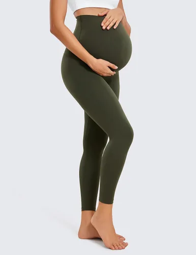 Miniatura 5 de CRZ YOGA Butterluxe - Leggings de maternidad sobre el vientre de 25 pulgadas, pantalones suaves para entrenamiento, yoga y embarazo