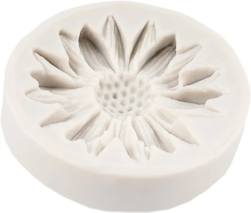 Miniatura 9 de Moldes de silicona de girasol, molde de fondant de flores de crisantemo para decoración de pasteles, decoración de cupcakes, caramelo de chocolate