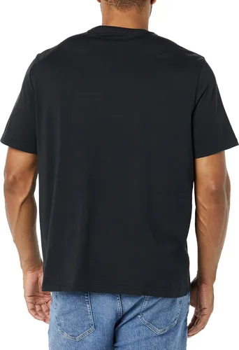 Miniatura 3 de Tienda Essentials Camisetas para hombre, ajuste regular, manga corta, bolsillo con cuello redondo, paquete de 2