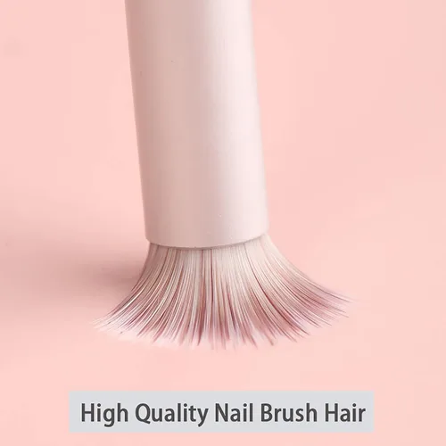 Miniatura 5 de 6 piezas Ombre Nail Brush Wood Nail Pen Ombre Brush para uñas de gel, cepillo degradado de uñas, pinceles de diseño de uñas, kit de pintura de uñas