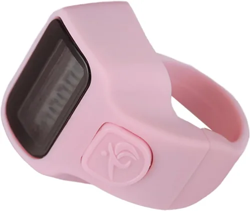 Miniatura 8 de Contador de dedos 5 canales digital Tasbih Número Clickers con pantalla LCD para contar oración tejer regalo deportivo Contador negro de moda