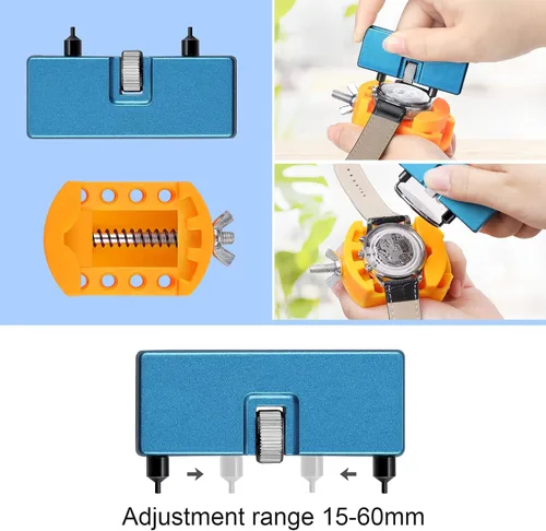 Miniatura 9 de JOREST Watch Repair Kit, for Watch Battery Replacement & Watch Link Removal and Resizing & Watch Opener, Watch Repair Screwdriver Set, Watch Wrench