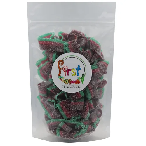 Miniatura 3 de Cintas de gomitas ácidas de colores variados (sandía, 2 LB)