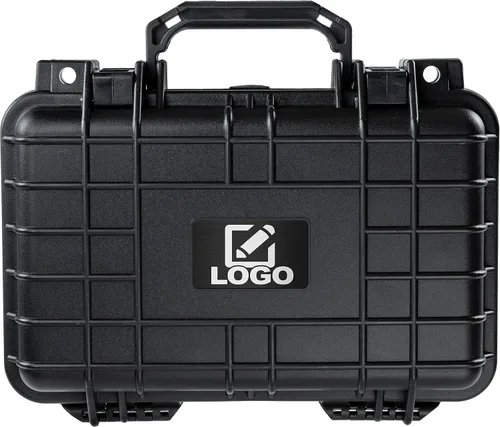 Miniatura 2 de Eylar Caja rígida para equipo de protección y cámara con placa de logotipo personalizada, caja seca impermeable con espuma de 11.6 pulgadas, 8.3