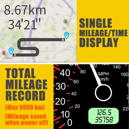 Miniatura 3 de SmartCoolous C90 5.5 pulgadas Universal HUD Head Up Display GPS Digital Velocímetro de alarma de sobrevelocidad Cansado conducción advertencia