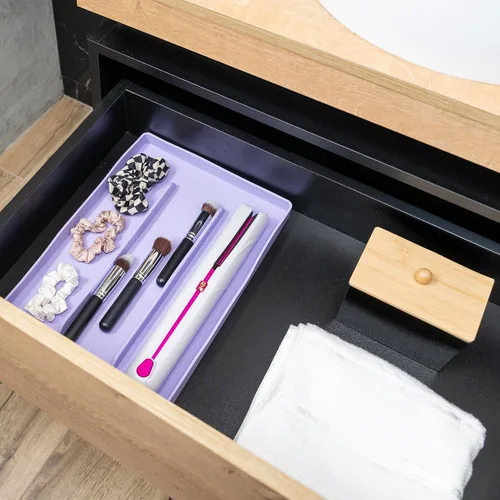 Miniatura 5 de Organizador de herramientas de silicona para el cabello – Alfombrilla resistente al calor y soporte para secadores de pelo, secadores de pelo