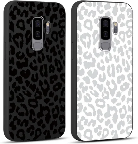 Miniatura 80 de 2 Pack Funda con lindo estampado de chita para Samsung Galaxy S22 Ultra 5G de 6.8", Fundas con patrón de leopardo de lujo, diseño de silicona suave