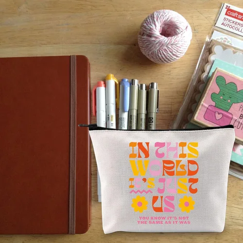 Miniatura 5 de BLUPARK Bolsa de maquillaje inspirada en el cantante, álbum de mercancía para cantante, bolsa de maquillaje para cantante, regalo para fanáticos