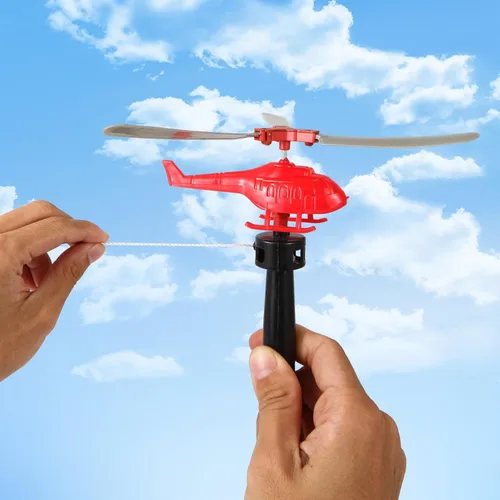 Miniatura 2 de VETE Paquete de 8 aviones de juguete volador helicóptero para niños pequeños, helicóptero giratorio de 360° juguetes de avión para niños y niñas