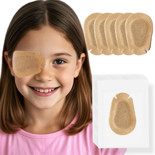 Miniatura 18 de 20 parches adhesivos para los ojos para niños, parche médico desechable transpirable para ambliopía ojo perezoso, vendajes adhesivos sin látex