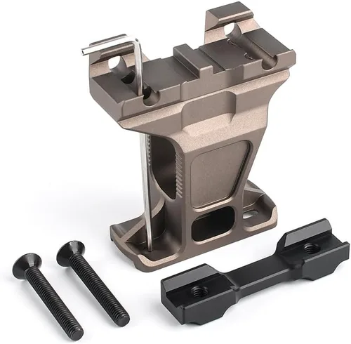 Miniatura 3 de Soporte elevador de metal para telescopio T1 T2 de altura para riel Picatinny de 0.787 in