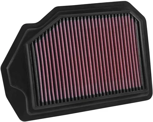 K&N Filtro de aire del motor: reutilizable, limpia cada 75,000 millas, lavable, premium, filtro de aire de repuesto para automóvil: compatible con