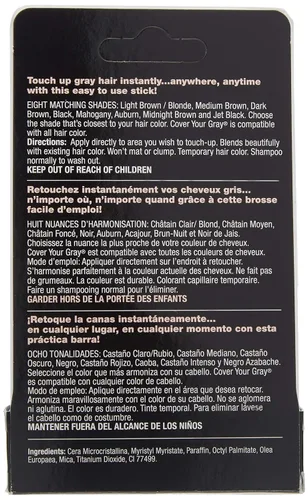 Miniatura 3 de Cover Your Gray Palo de retoque - Negro azabache