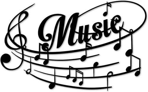 Sanshaoye Letrero de metal con notas musicales para decoración del hogar, decoración de notas musicales colgantes para salas de música, estudios y