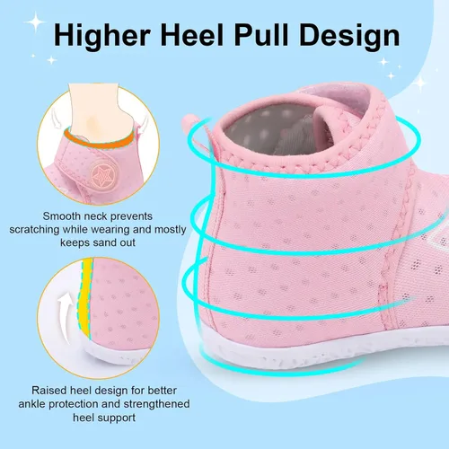 Miniatura 3 de JOINFREE Zapatillas transpirables para bebés y niñas, zapatos antideslizantes para primeros pasos, zapatos para cuna, zapatos descalzos para bebés