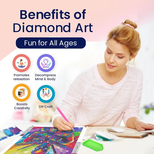 Miniatura 2 de Modern Merch Marvel - Kits de arte de diamantes para adultos, pintura de diamantes 5D de Deadpool para adultos, arte de pared DIY de Deadpool