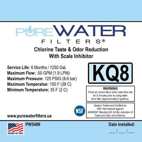 Miniatura 2 de PureWater - Cartucho de filtro de agua de repuesto para Keurig P versiones B150, K150 B155, K155 y todos K2500 K3000 B3000SE K3500 K4000
