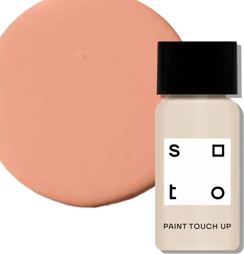 soto Pintura de Retoque Rosa, Multi-Superficie, Acabado Mate (No. 31 Yeso Marroquí) — 10 Mililitros de Reparación de Arañazos para Muebles, Paredes,