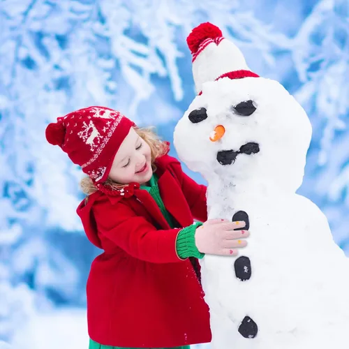 Miniatura 5 de Hicdaw 6 pares de guantes de invierno para niños, guantes de punto elásticos y cálidos para niños o niñas