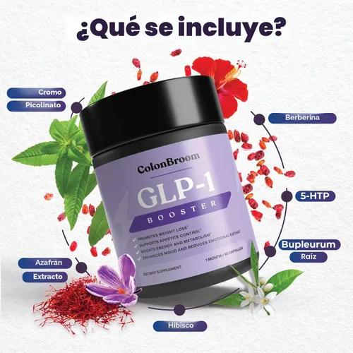 Miniatura 4 de ColonBroom GLP-1 Suplemento de control de peso para mujeres y hombres, GLP1 apoya el control del apetito, la energía y el equilibrio del estado