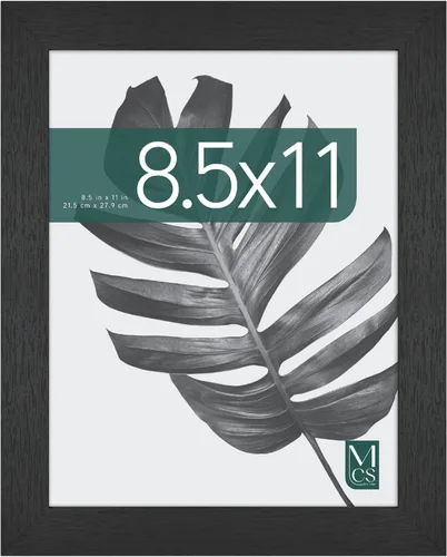 Miniatura 40 de MCS Studio Gallery Marco para Póster de 16x24 Pulgadas, Veta de Madera Negra, Madera Diseñada, Colgado Vertical y Horizontal en Pared, Marco Grande