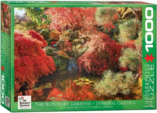 Miniatura 2 de EuroGraphics Butchart Gardens - Rompecabezas de jardín japonés (1000 piezas)