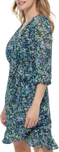 Miniatura 3 de Karl Lagerfeld Paris Essential Floral Print Womens Dresses with Sleeves