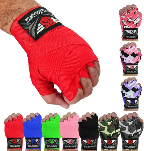 Miniatura 14 de Guantes de boxeo de muñeca de 180 pulgadas, para interior de puños, MMA, UFC, Muay Thai