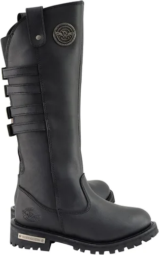 Miniatura 7 de Milwaukee Leather Botas de Motociclista de Cuero para Mujer de Rodilla a Altura de la Pierna Colección Premium MBL