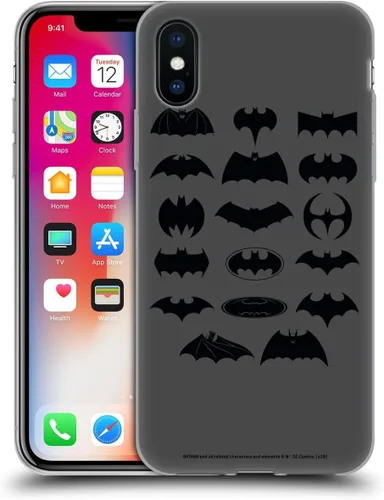 Miniatura 221 de Head Case Designs Funda de gel con licencia oficial de Batman DC Comics Bat Signal Logos [protección de grado militar] compatible con Apple iPhone 7
