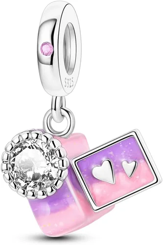 Miniatura 227 de Hapour Dijes de plata de ley 925 para pulseras, collar, joyería europea, colgante de cuentas para mujeres y madres