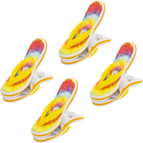Miniatura 10 de O2COOL Boca Clips - Clips para toallas de playa para sillas de playa, accesorios de piscina y patio, alfileres de ropa para bolsas, paquete de 2