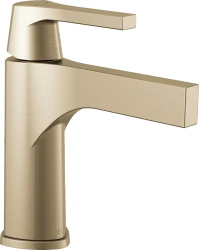 Miniatura 5 de Delta Faucet Zura Grifo de baño de un solo orificio níquel cepillado, grifo de baño de una sola manija, tecnología de sello de diamante, ensamblaje