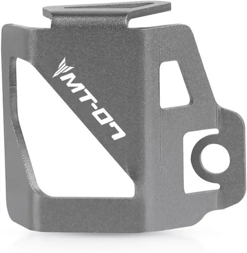 Miniatura 7 de Tapa de rosca para motocicleta, protector de depósito de líquido de freno trasero para Yamaha MT-07 MT-09 MT 07 09 (color : MT07 negro, tamaño: 1)