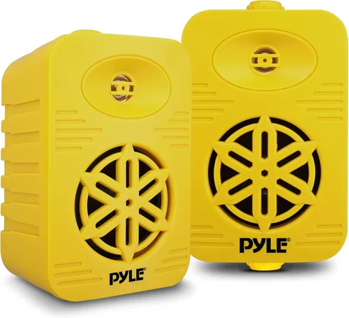 Miniatura 15 de Pyle USA - Par de altavoces para interiores y exteriores, sistema de altavoces de rango completo de 2 vías de 300 W, doble impermeable, 4 pulgadas