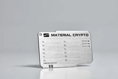 Miniatura 3 de Material Crypto DIY - Almacenamiento de semillas criptográficas Cartera de criptomoneda de acero indestructible Compatible con Seed Phrase