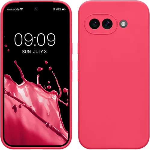 Miniatura 131 de kwmobile Funda compatible con Google Pixel 9 Pro - Funda protectora delgada de TPU para teléfono - Acabado mate suave - Negro mate