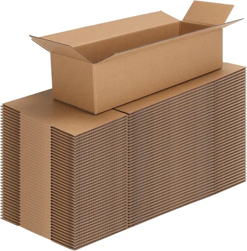 Miniatura 30 de CRUGLA Paquete de 40 cajas de envío de 8 x 6 x 4, cajas de cartón para pequeñas empresas, caja de correo corrugada a granel para embalaje