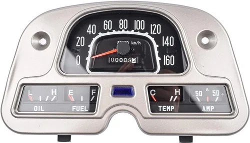 Reemplazo de grupo de medidores de velocímetro para Toyota Land Cruiser FJ40 FJ45 BJ40 1974-1980, grupo de 12V, medidor de amperios de 50A
