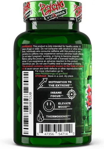 Miniatura 4 de Psycho Pharma Far Beyond Driven, para aumentar la energía para quemar con un enfoque mejorado, estado de ánimo positivo.