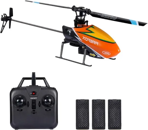 GoolRC C129 Helicóptero RC para Adultos, Helicóptero de Control Remoto de 4 Canales 2.4Ghz con Giroscopio de 6 Ejes, Avión RC sin Alerones con