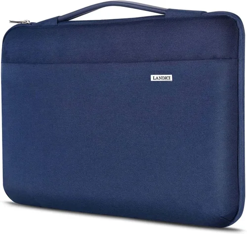 Miniatura 9 de LANDICI Funda para Laptop de 360° de 14 15 Pulgadas Compatible con MacBook Air 15 M2/M3/M4 2022-2025, MacBook Pro 15, Hp Chromebook 14, Bolsa Gris