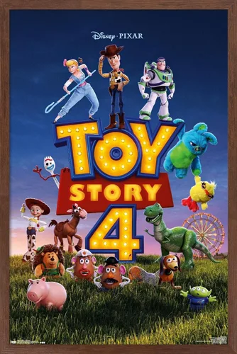 Miniatura 17 de Trends International Disney Pixar Toy Story 4 - Póster de pared de una hoja, 14.725 x 22.375 pulgadas, versión enmarcada plateada Versión con marco