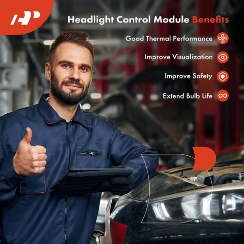 Miniatura 5 de A-Premium TMS - Unidad de módulo de control de faros delanteros de xenón adaptable compatible con BMW 528i, 528i xDrive, 535i, 535i GT, 535i GT