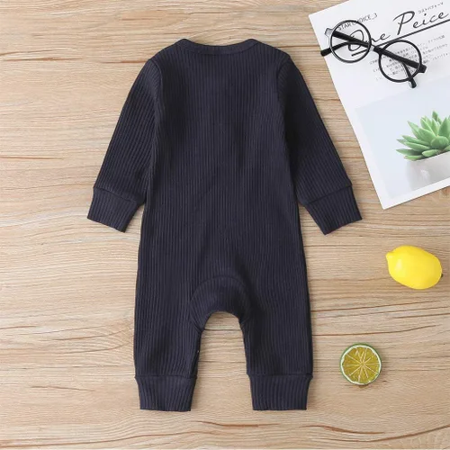 Miniatura 4 de Kuriozud Mameluco de una pieza para recién nacido, unisex, con botones, para bebé y niña