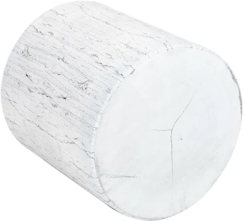 Miniatura 3 de Delsit Puf otomano para exteriores, taburete impermeable para uso en interiores y exteriores, reposapiés redondo con funda extraíble, decoración