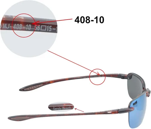Miniatura 5 de Walleva - Lentes de repuesto para gafas de sol de playa Maui Jim Sandy varias opciones disponibles